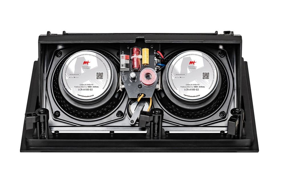 Caixa Acústica de Embutir LCR Angulada Home Theater - AAT LCR-A100 G2