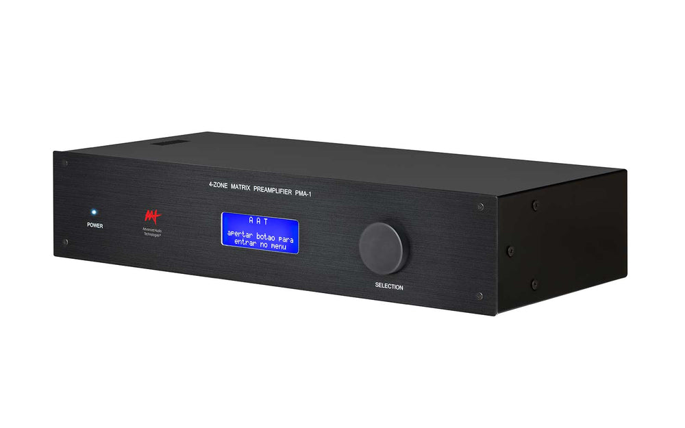 Pré-Amplificador Multiroom 4 Zonas Som Ambiente - AAT PMA-1