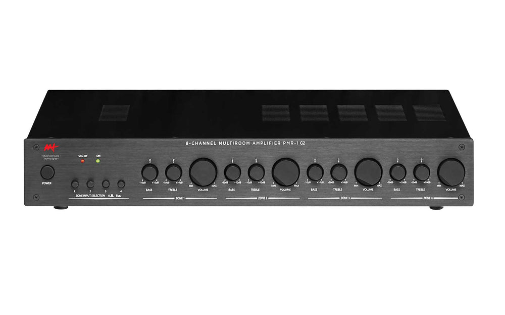 Amplificador Multiroom Analógico 2 Zonas Som Ambiente - AAT PMR-1 G2