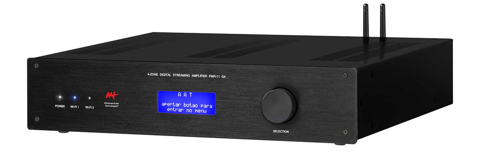 Amplificador Multiroom Digital 6 Zonas WiFi Bluetooth - AAT PMR-11 G4