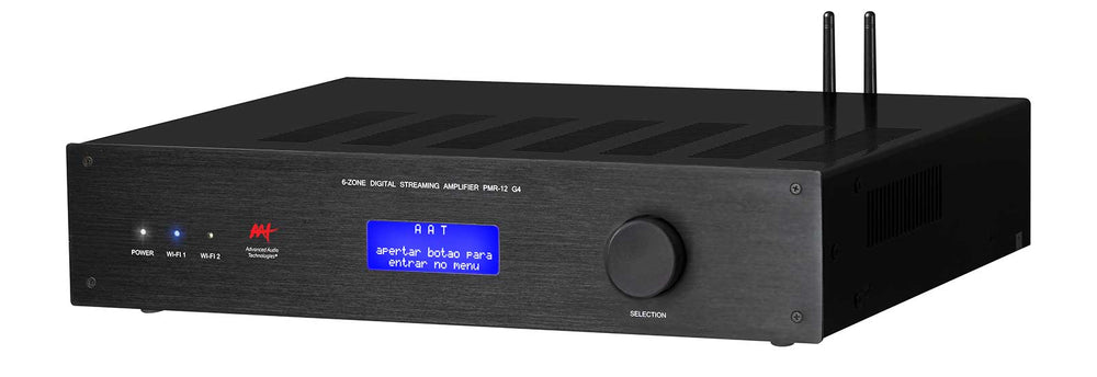 Amplificador Multiroom Digital 8 Zonas WiFi Bluetooth - AAT PMR-12 G4