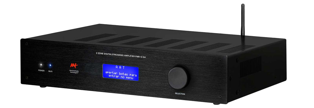 Amplificador Multiroom Digital 8 Zonas WiFi Bluetooth - AAT PMR-13 G4