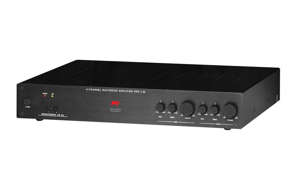Amplificador Multiroom Analógico 4 Zonas Som Ambiente - AAT PMR-2 G2