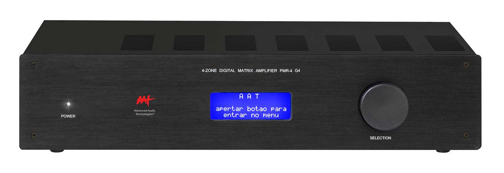 Amplificador Multiroom Digital 2 Zonas WiFi Bluetooth - AAT PMR-4 G4