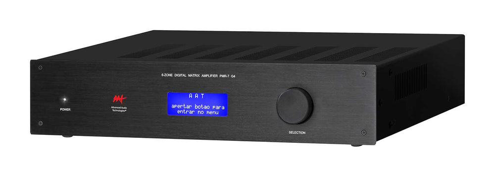 Amplificador Multiroom Digital 8 Zonas WiFi Bluetooth - AAT PMR-7 G4