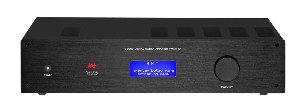 Amplificador Multiroom Digital 2 Zonas WiFi Bluetooth - AAT PMR-8 G4