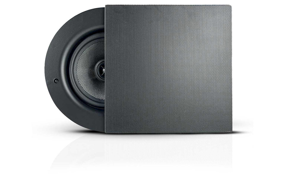 Caixa Acústica de Embutir Quadrada 6,5 Pol Ambiente Lounge - AAT Q6-100 G3
