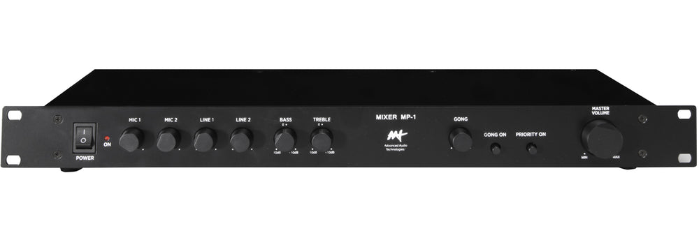 Mixer Pré-Amplificador com Microfone e Gongo - AAT MP-1