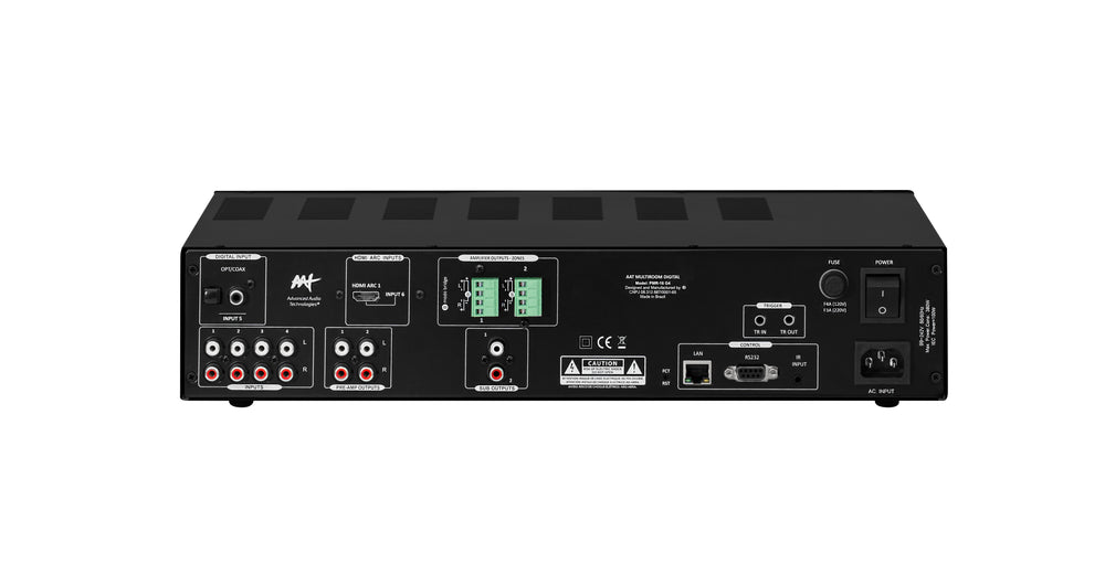 Amplificador Multiroom Digital 16 Zonas WiFi Bluetooth - AAT PMR-16 G4