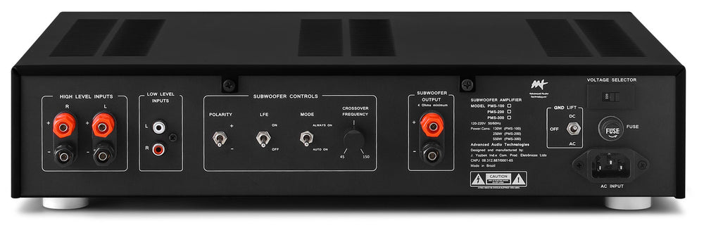 Amplificador para Subwoofer Passivo 300W - AAT PMS-300