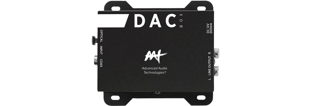 Conversor Digital Analógico DAC Óptico Coaxial para RCA - AAT DAC Box