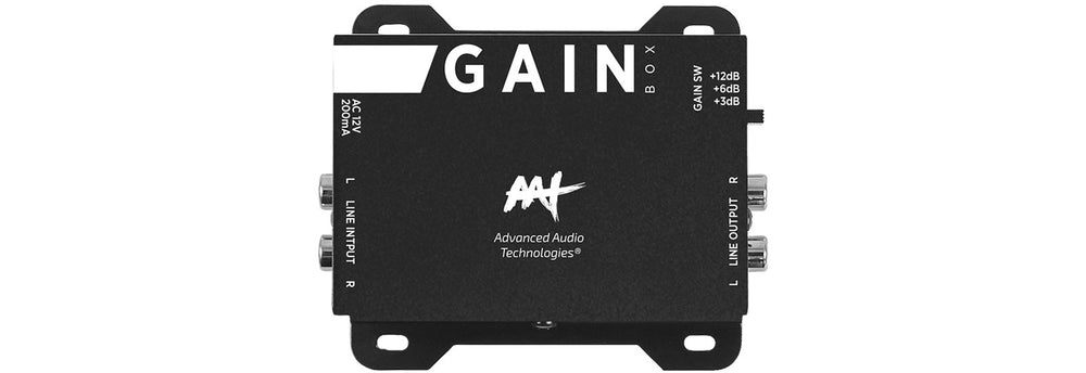 Ajuste de Ganho de Sinal de Áudio - AAT Gain Box