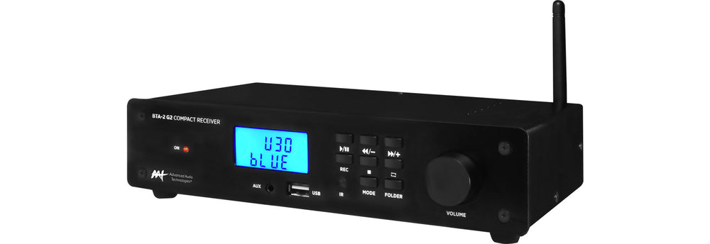 Amplificador Compacto com Bluetooth e Rádio FM - AAT BTA-2 G2